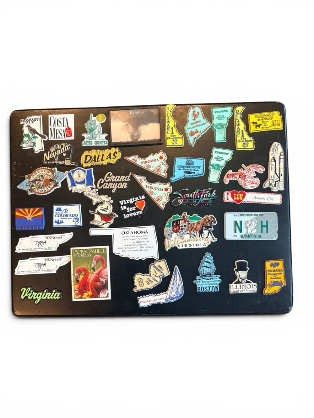 Vintage America Road Trip Collection – 38 Souvenir Magnets! 🇺🇸